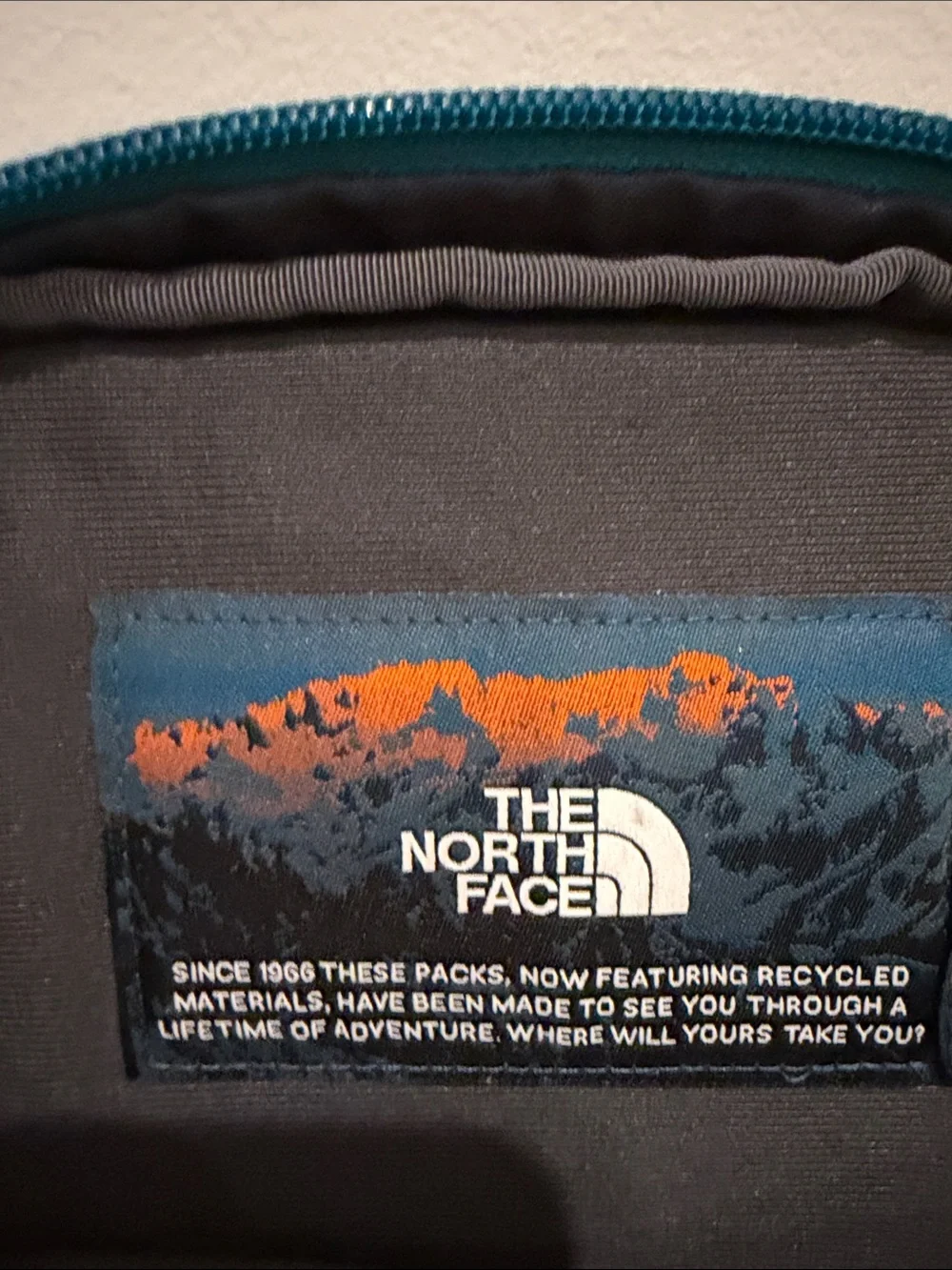 The North Face Surge Backpack in Teal